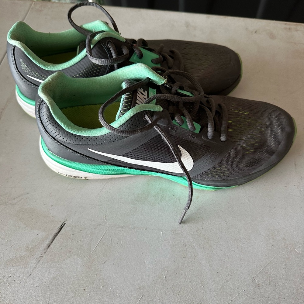Nike Mint and Charcoal Sneakers